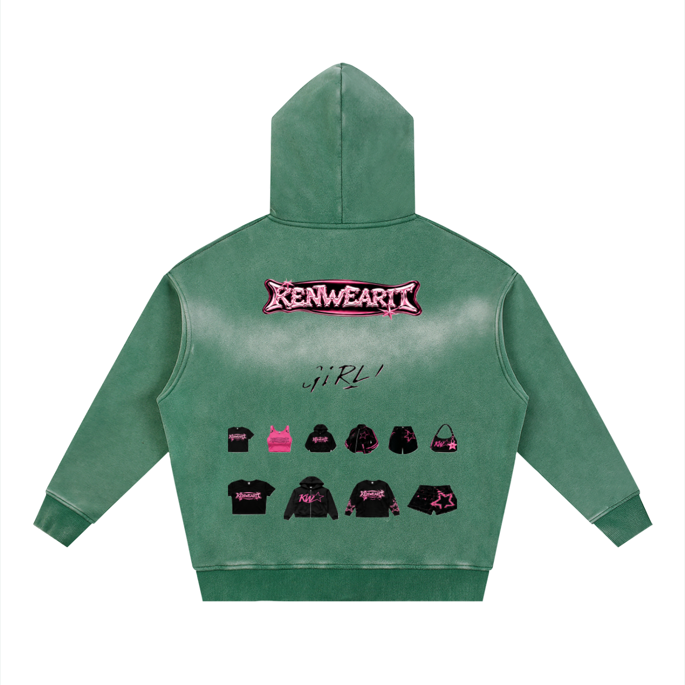 'KENWEARIT' ZIP UP
