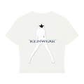 'KENWEAR' STAR GIRL CROP TEE