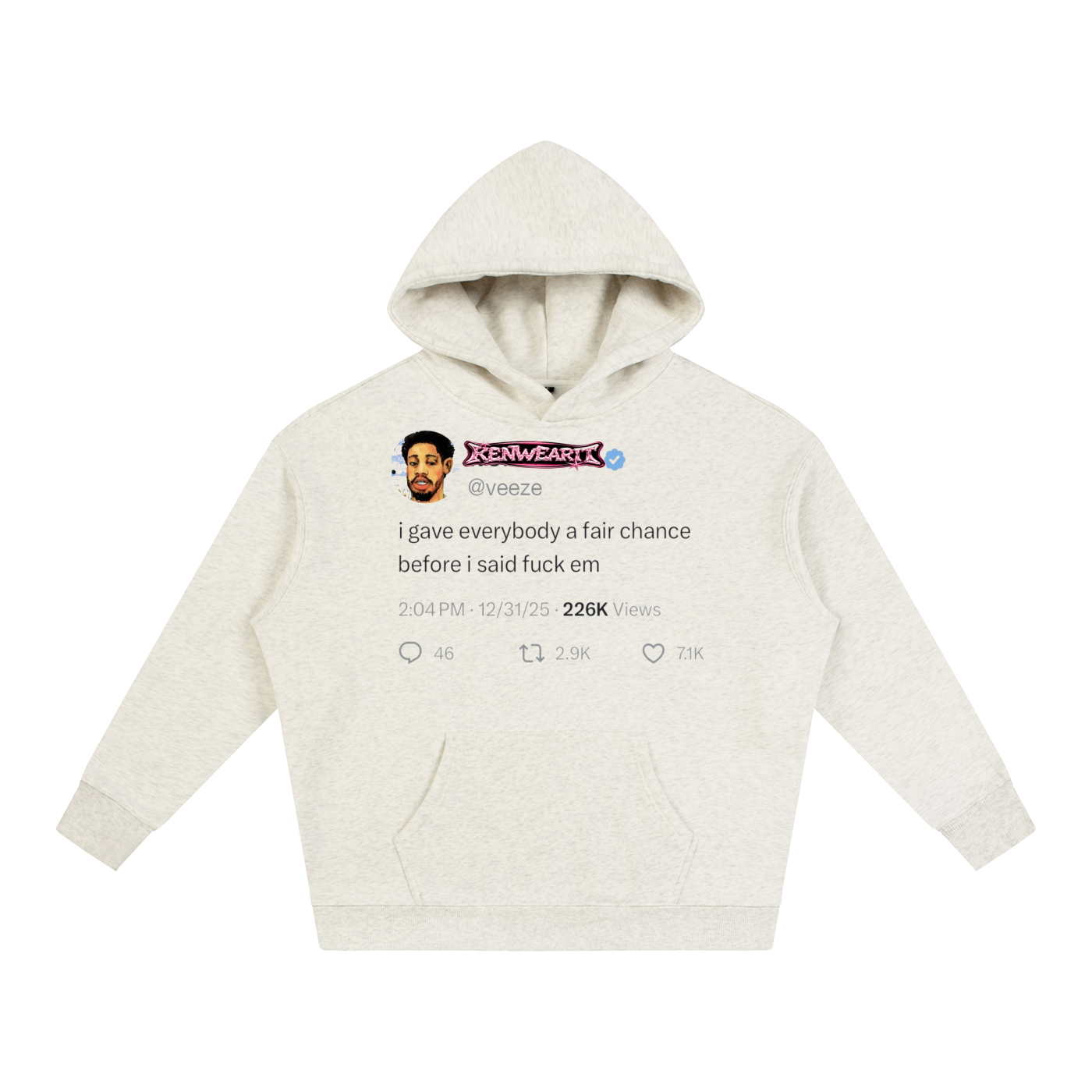 'KENWEAR' TWITTER FLEE HOODIE