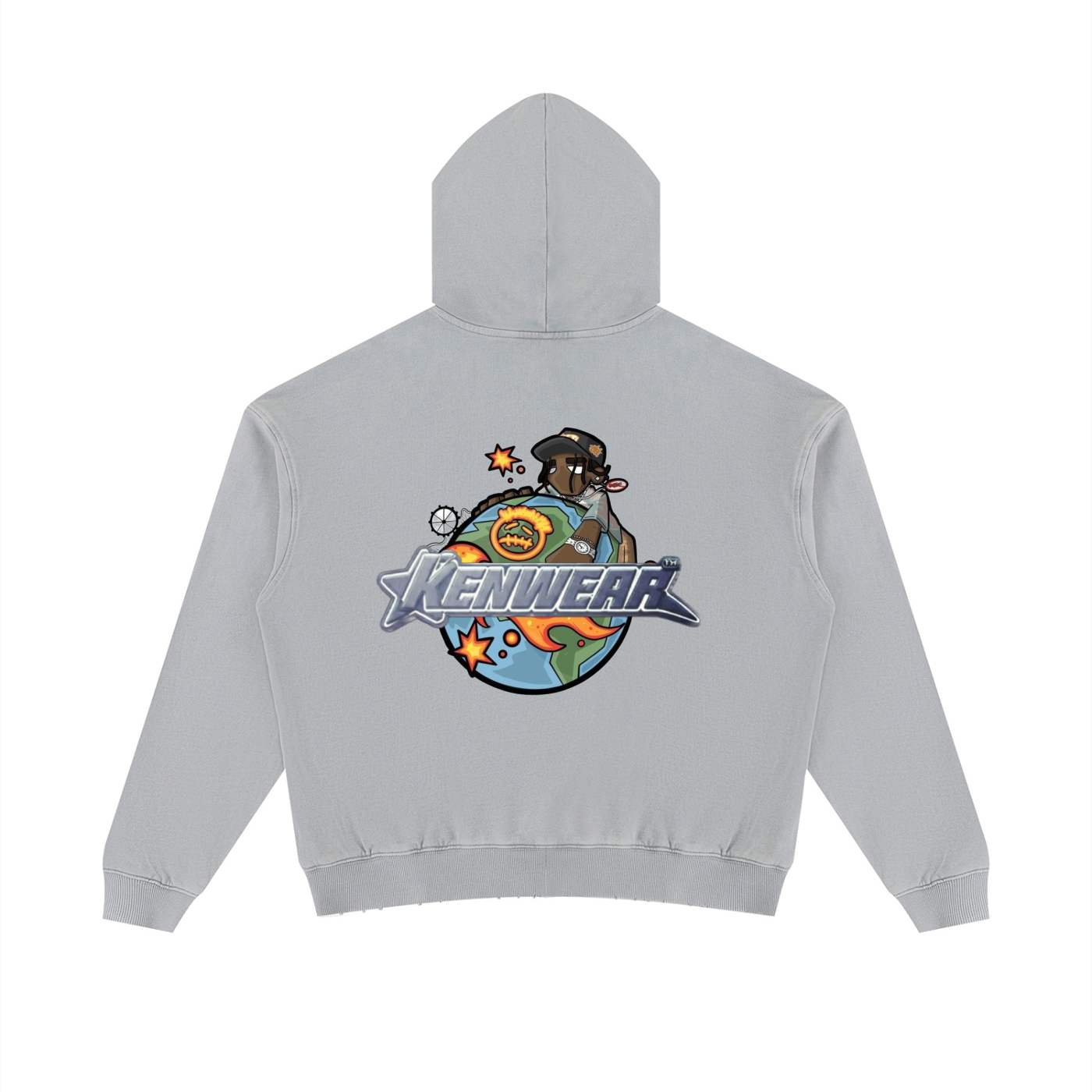'KENWEAR' WASHED HOODIE