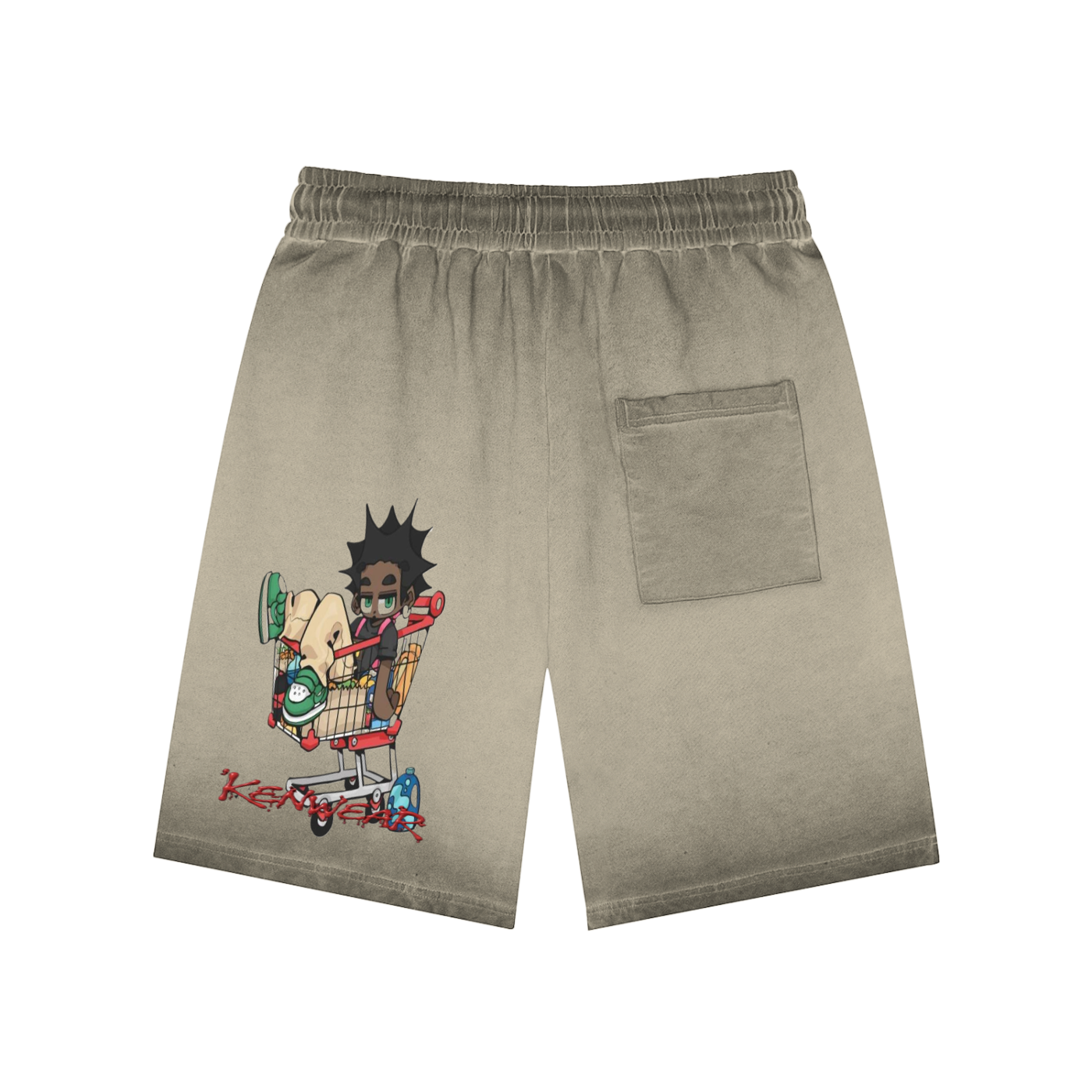 'KENWEAR' GRAPHIC CART JORTS
