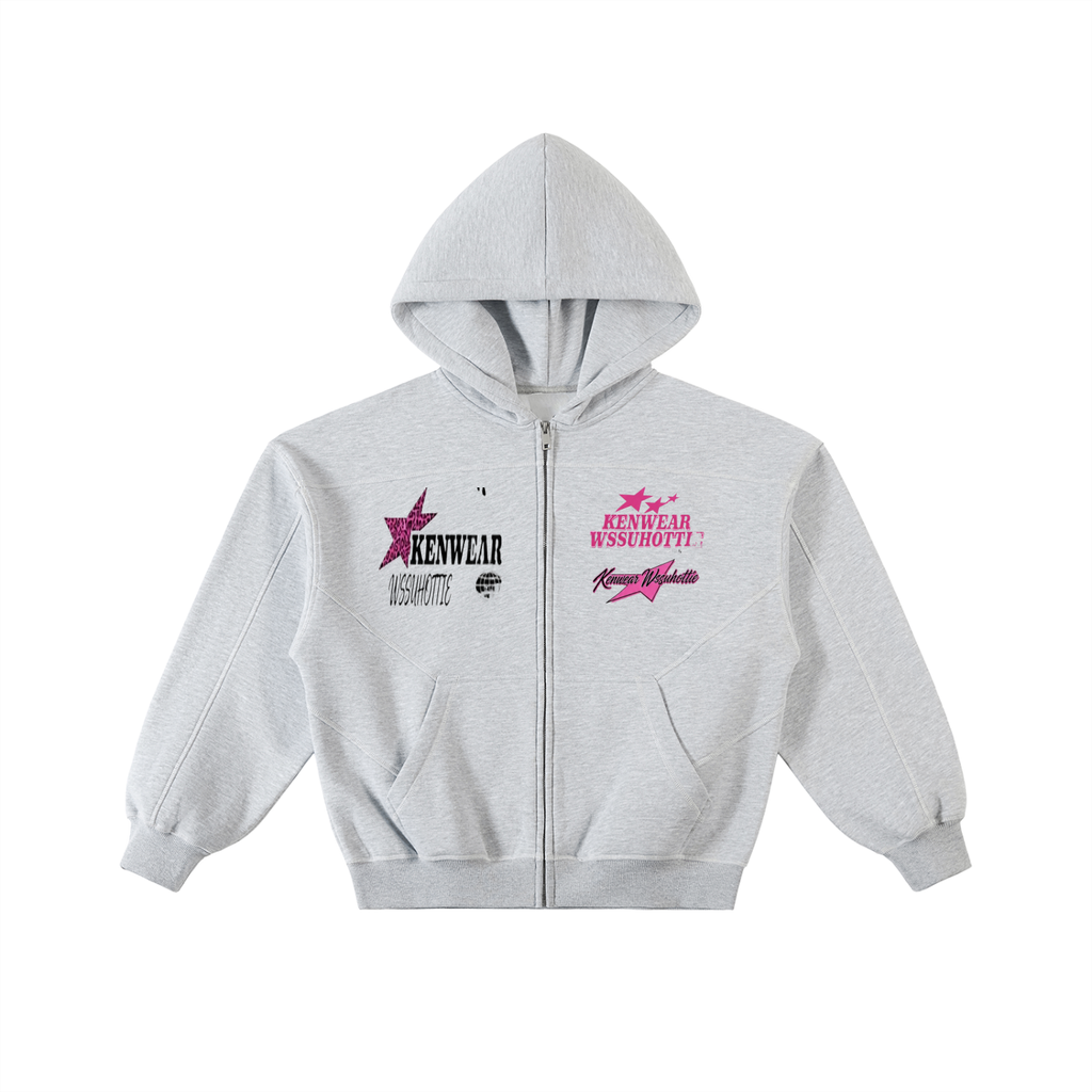 'KENWEAR WSSUHOTTIE' ZIP HOODIE