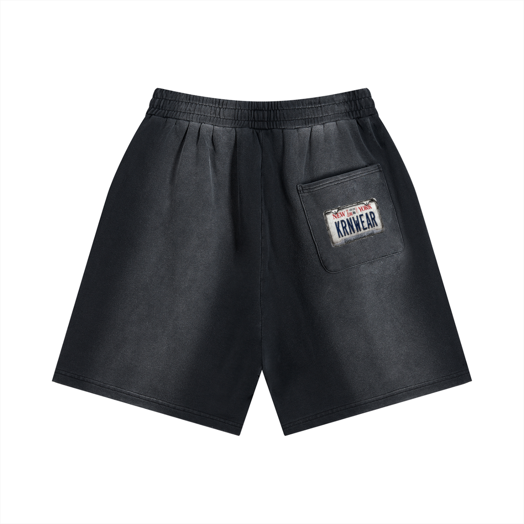 Sun Fade Distressed Shorts
