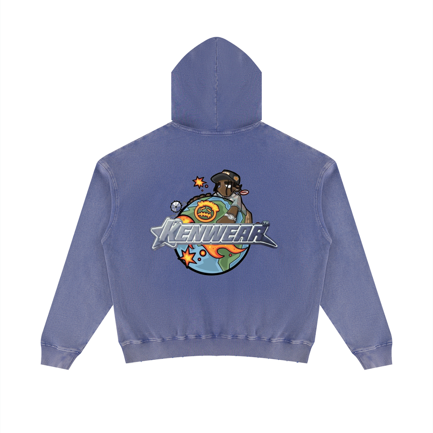'KENWEAR' WASHED HOODIE