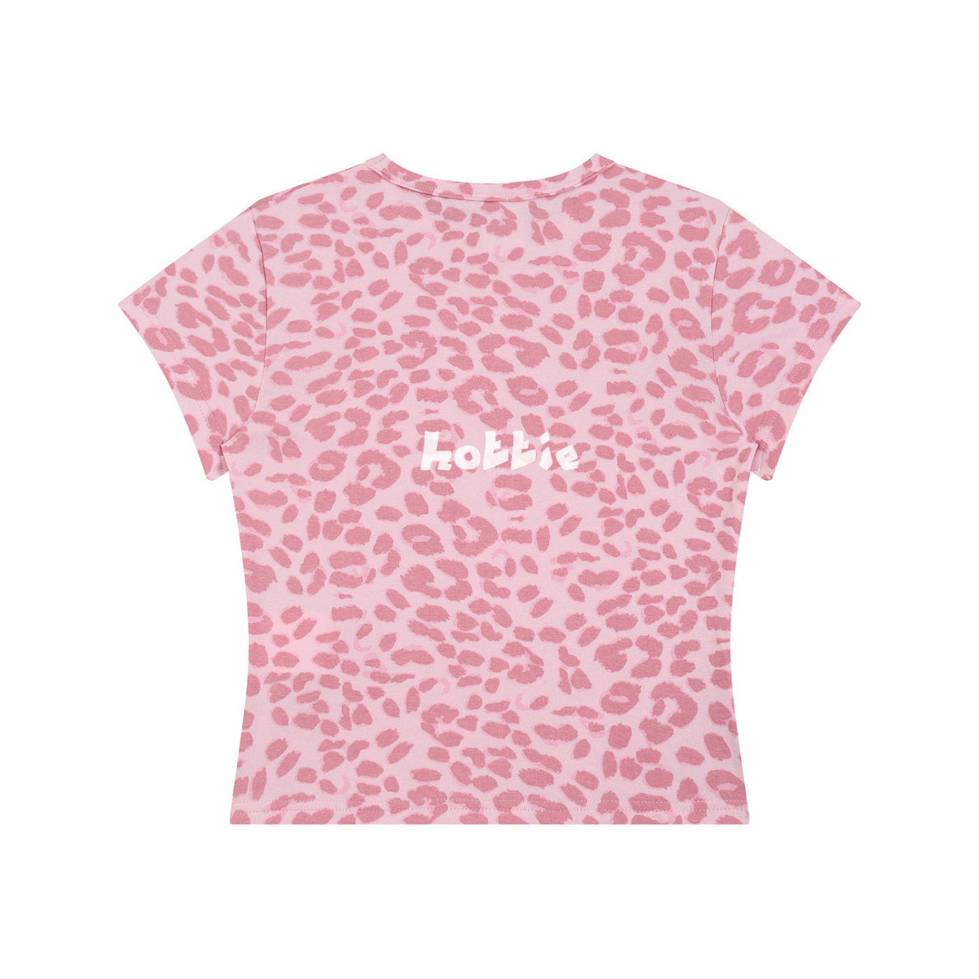 'KENWEARIT' PINK LEOPARD PRINT TEE