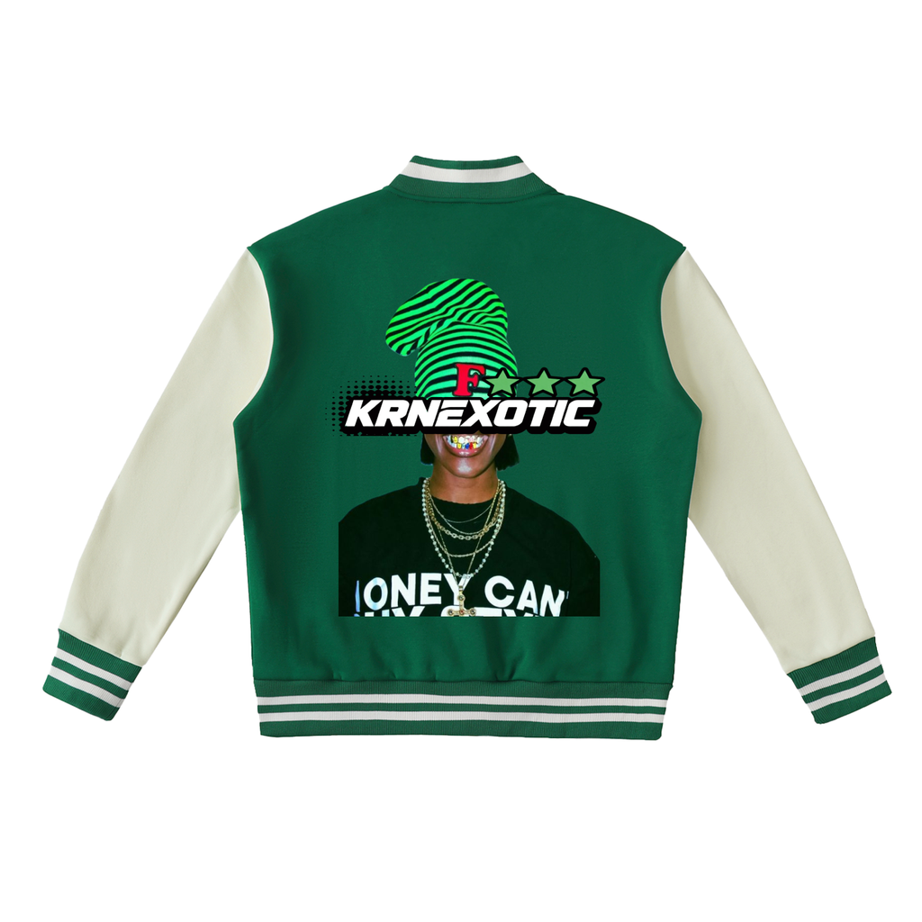 'KRNWEAR' VARSITY GRAPHIC JACKET