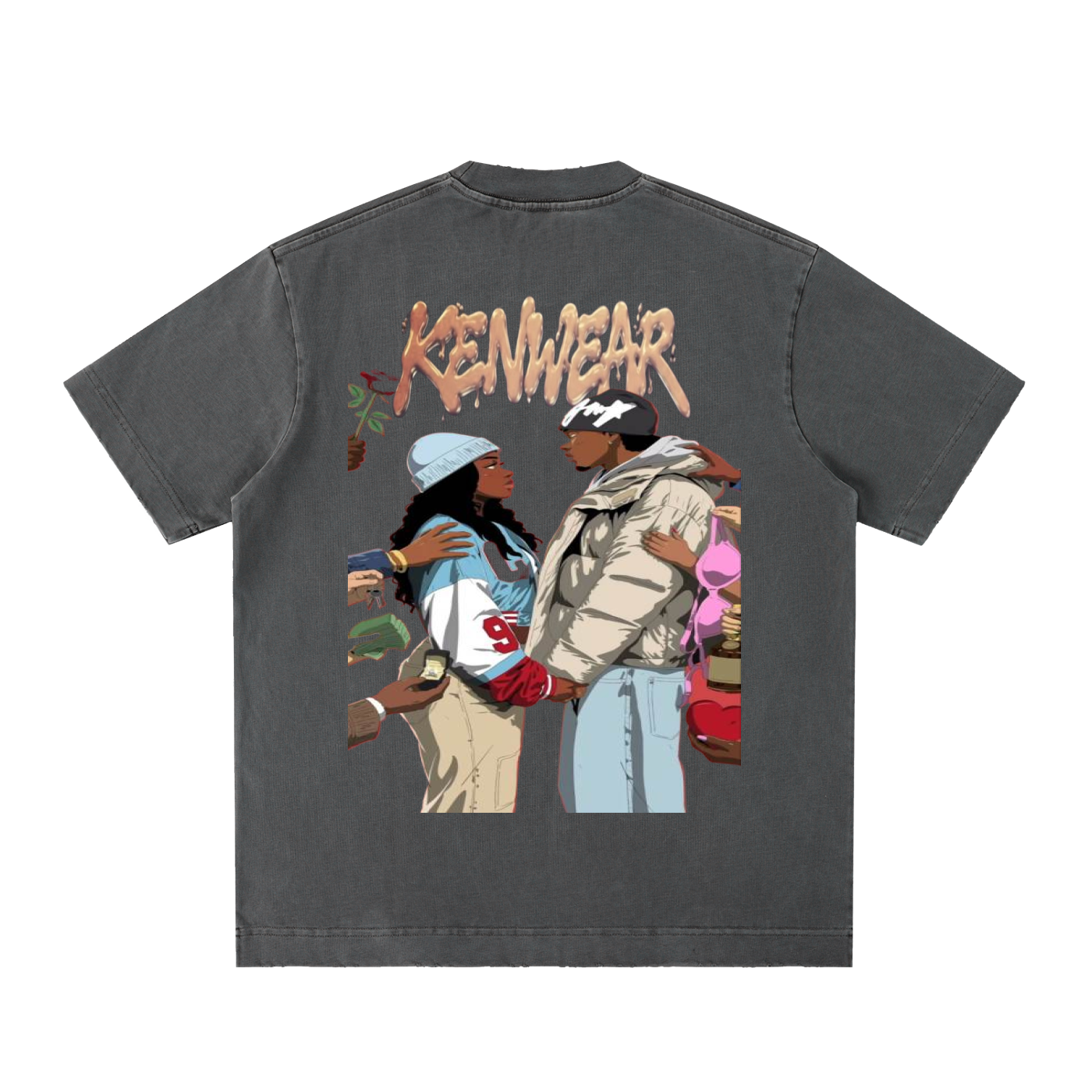 'KENWEAR' COUPLE GRAPHIC TEE
