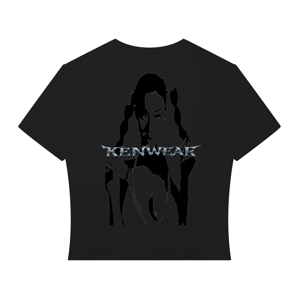 'KENWEAR' STAR GIRL CROP TEE