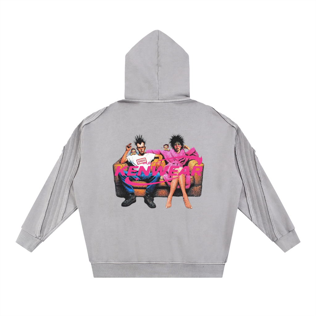 'KENWEAR' ID CARD ZIP HOODIE