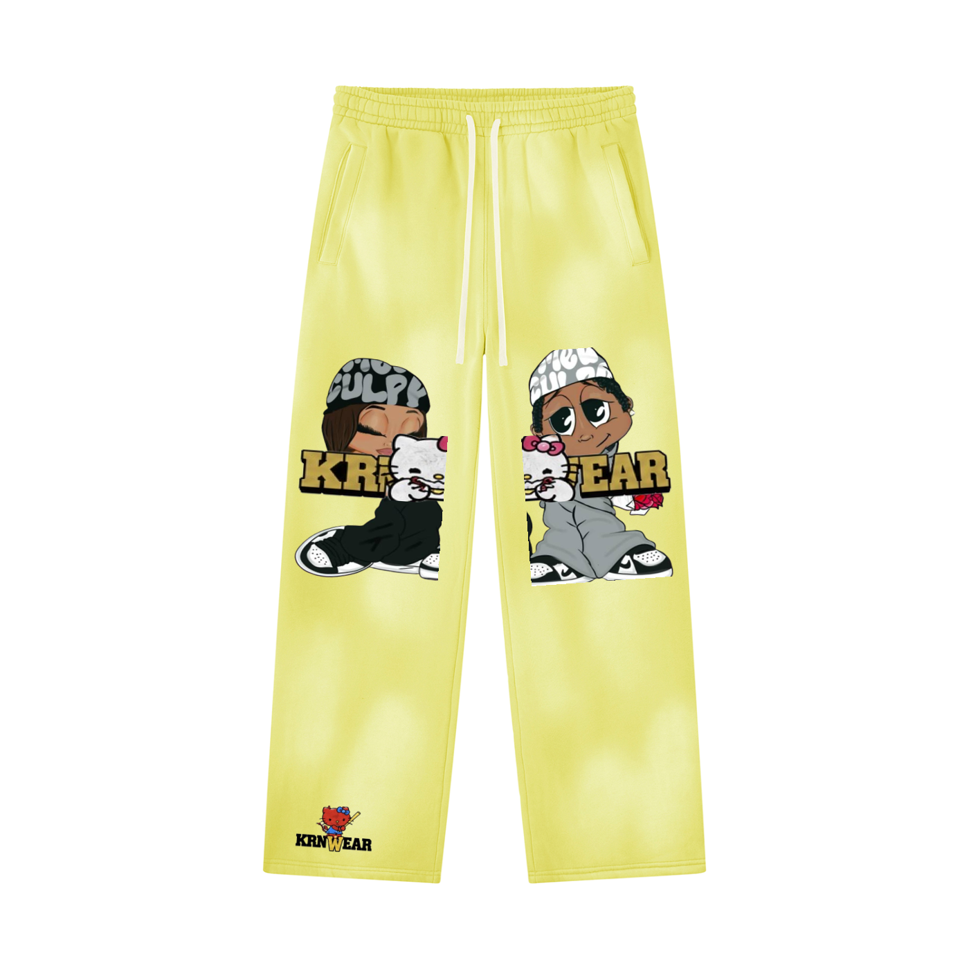 'KRNWEAR' COUPLE GRAPHIC SWEATPANTS