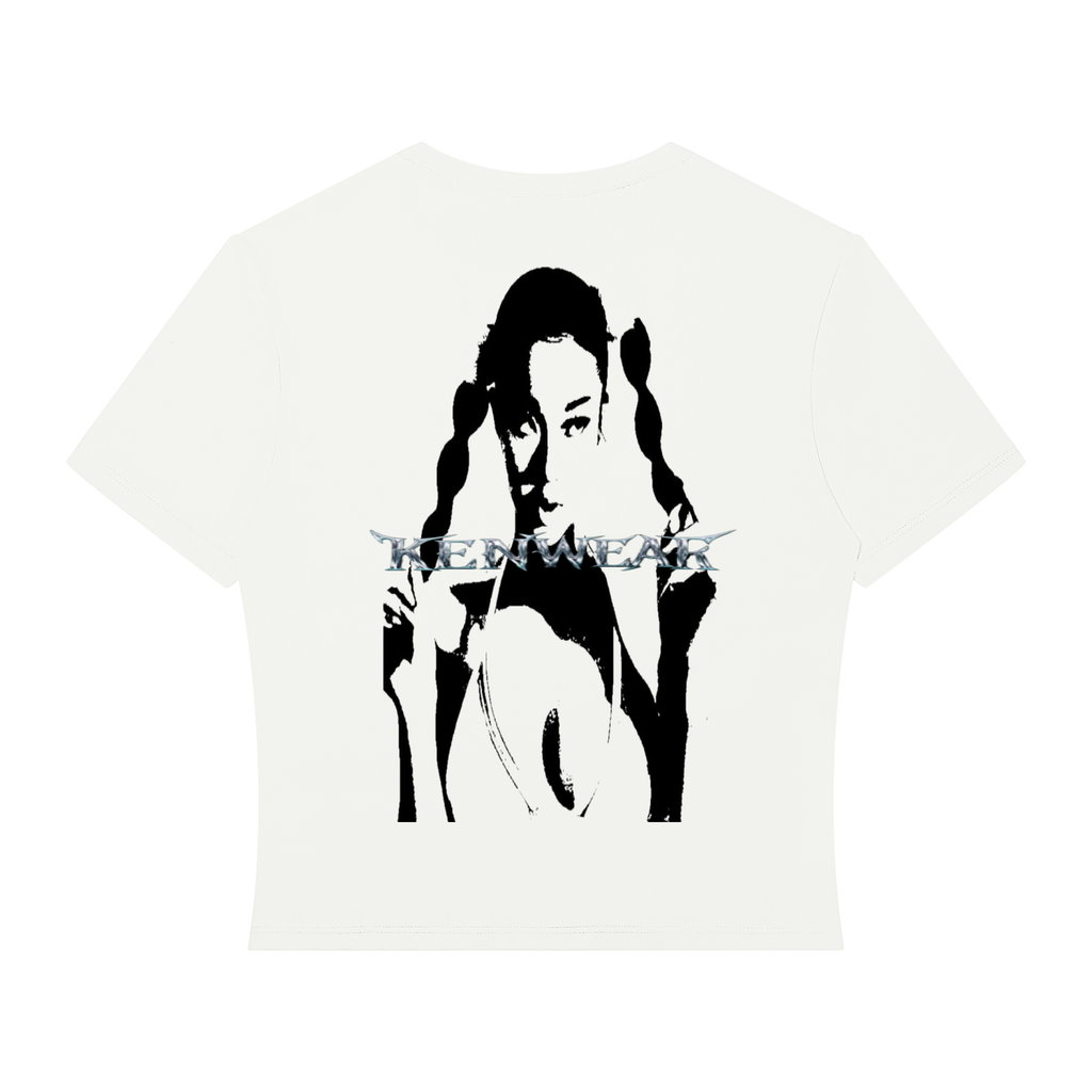 'KENWEAR' STAR GIRL CROP TEE