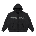 Unisex Sparkles Full Zip Boxy Hoodie