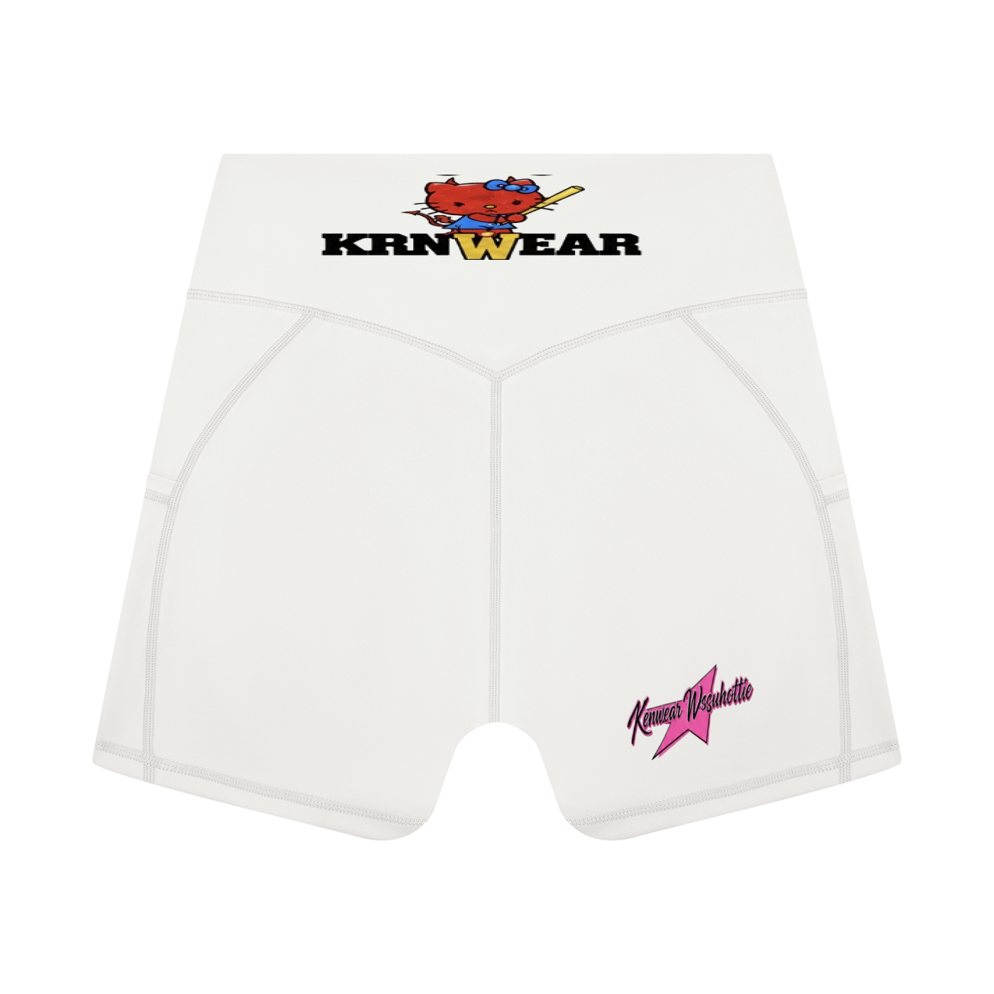 'KENWEAR WSSUHOTTIE' YOGA SHORTS