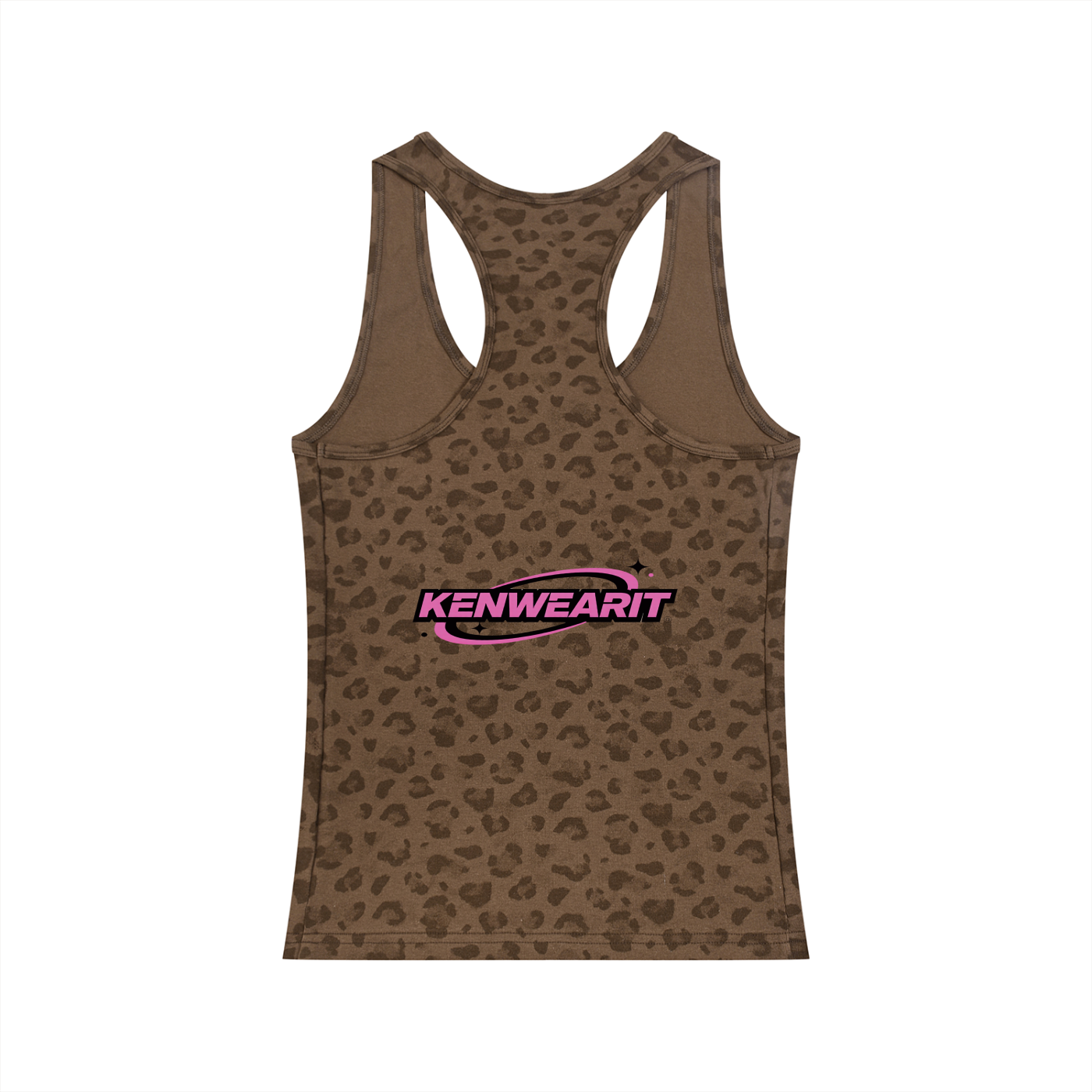 'KENWEARIT' LEOPARD TANK TOP