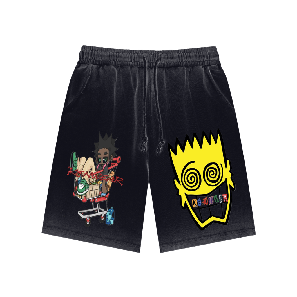 'KENWEAR' GRAPHIC CART JORTS