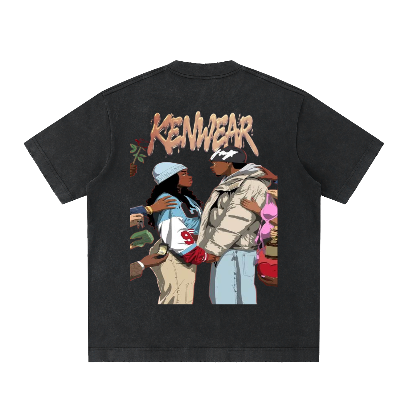 'KENWEAR' COUPLE GRAPHIC TEE