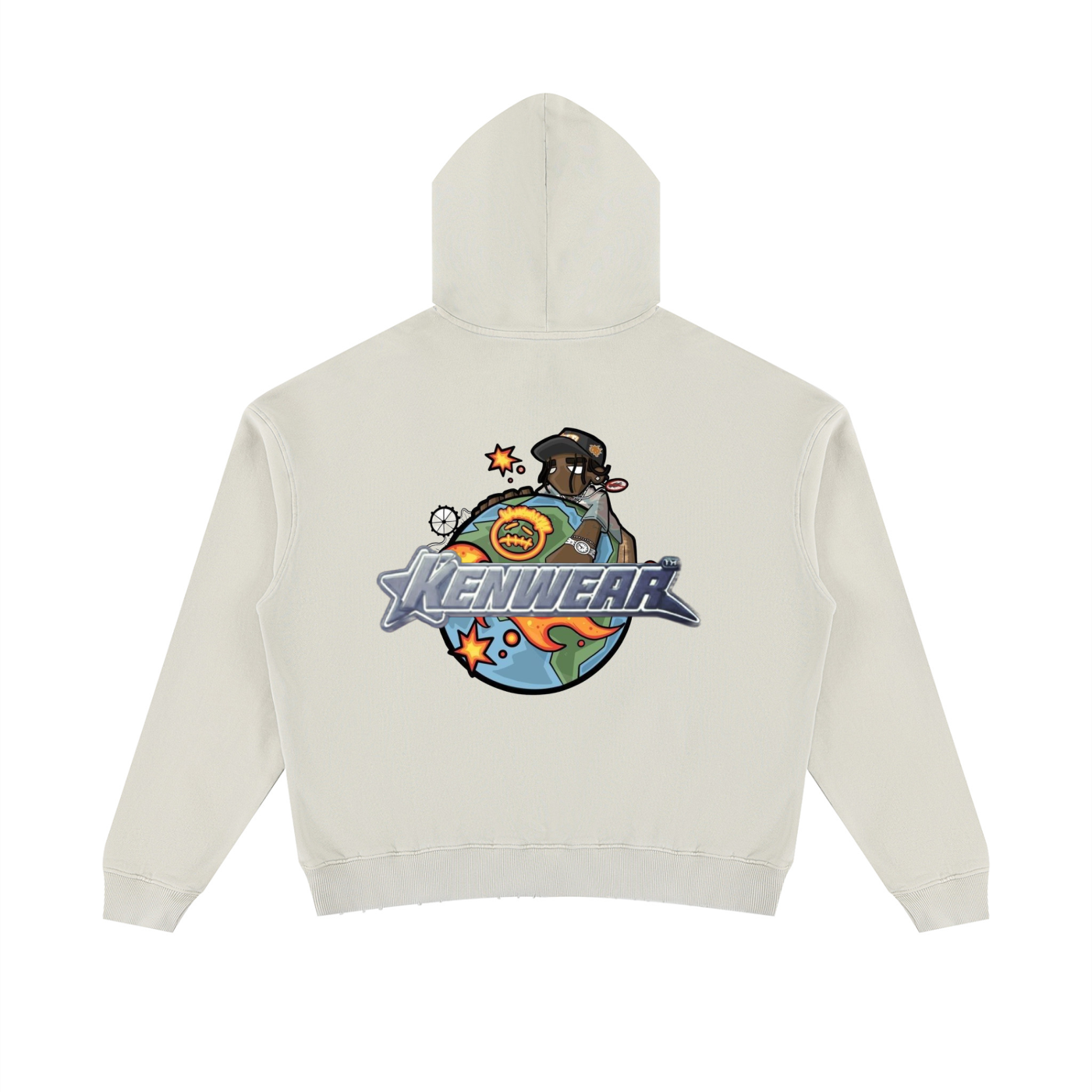 'KENWEAR' WASHED HOODIE