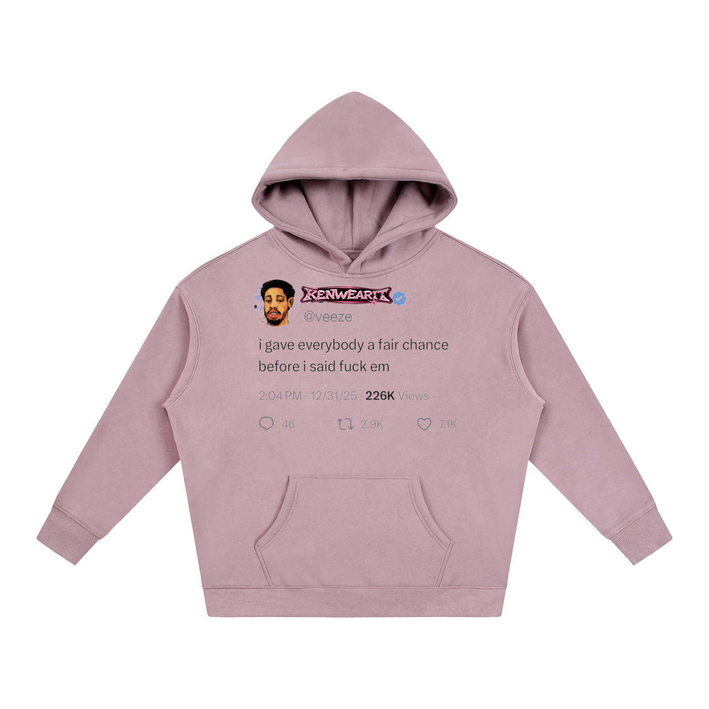 'KENWEAR' TWITTER FLEE HOODIE