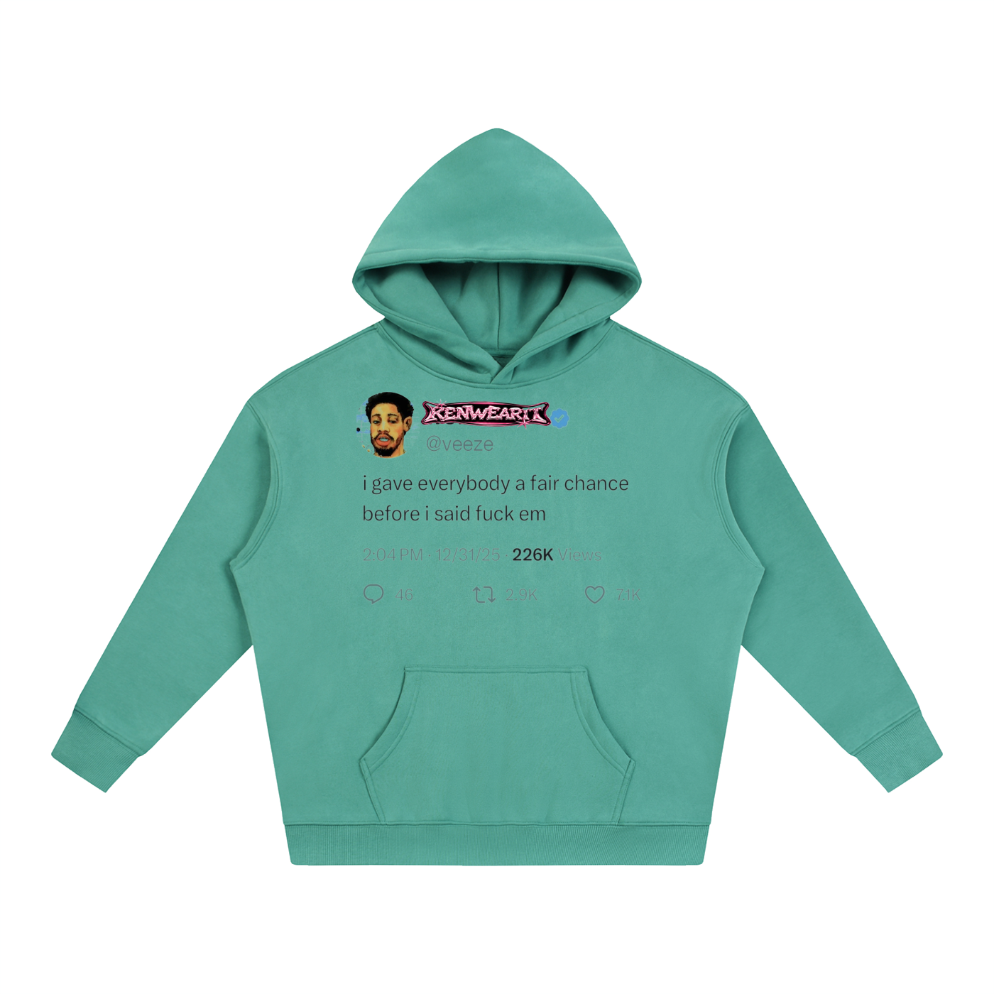 'KENWEAR' TWITTER FLEE HOODIE