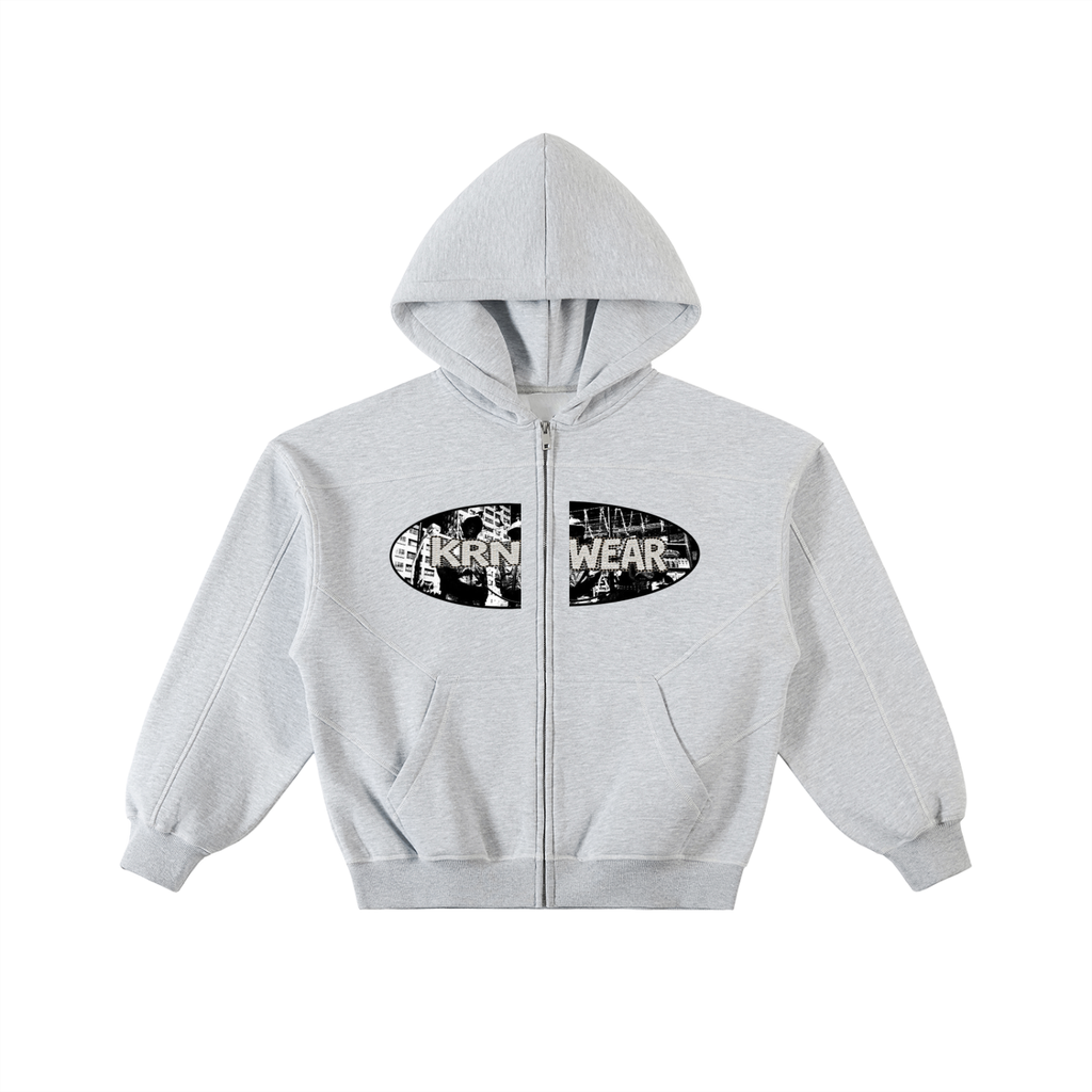 'KRNWEAR' FLEECE ZIP HOODIE