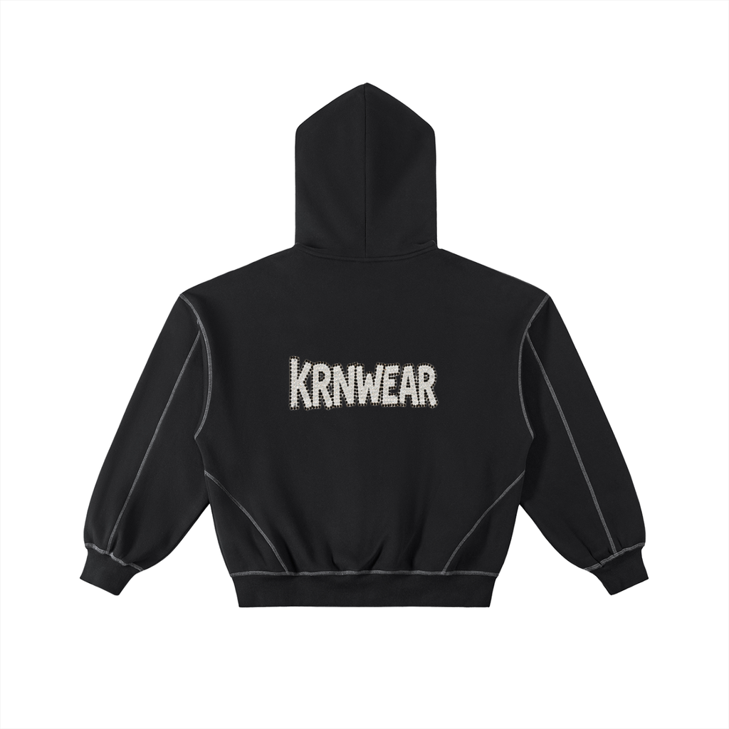 'KRNWEAR' FLEECE ZIP HOODIE