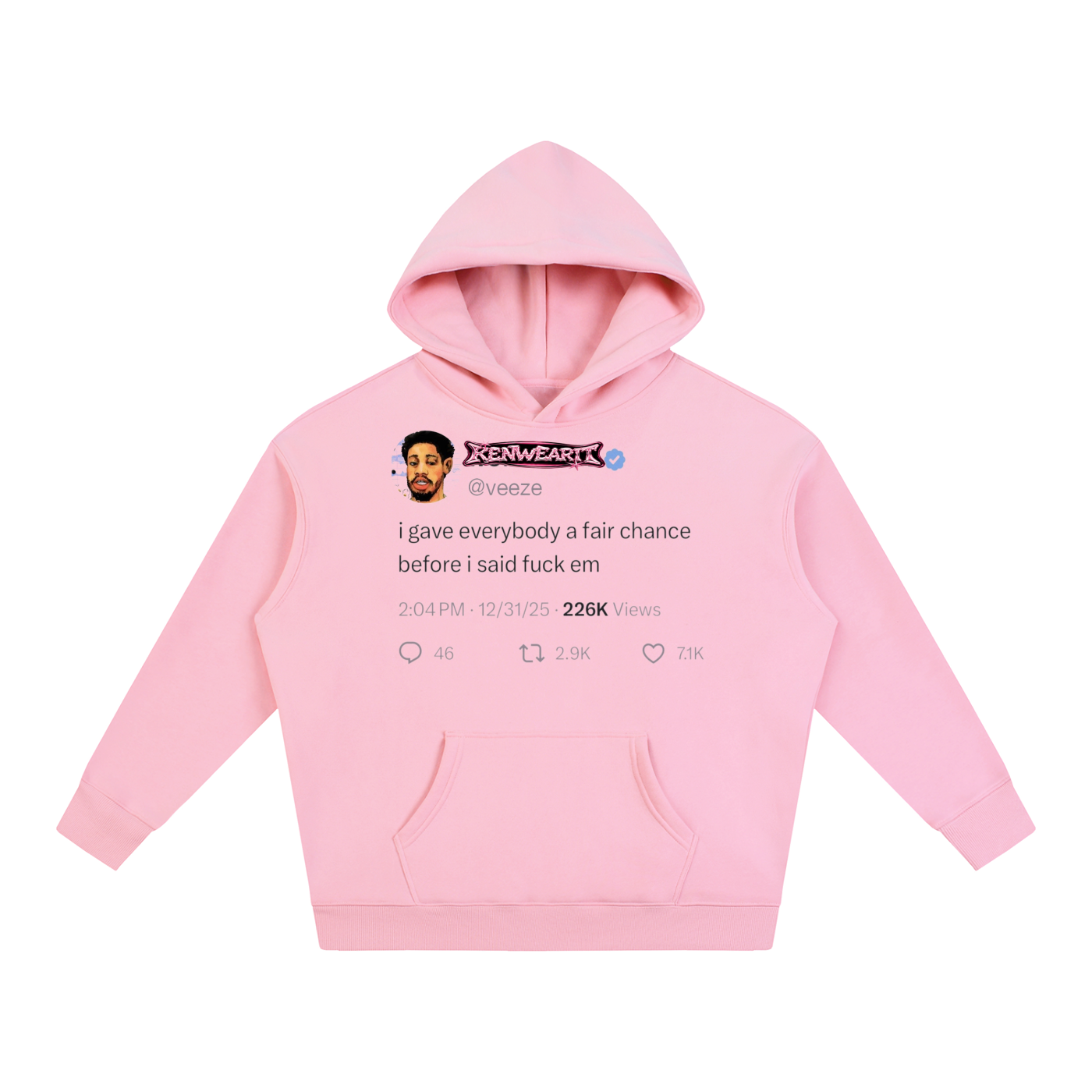 'KENWEAR' TWITTER FLEE HOODIE