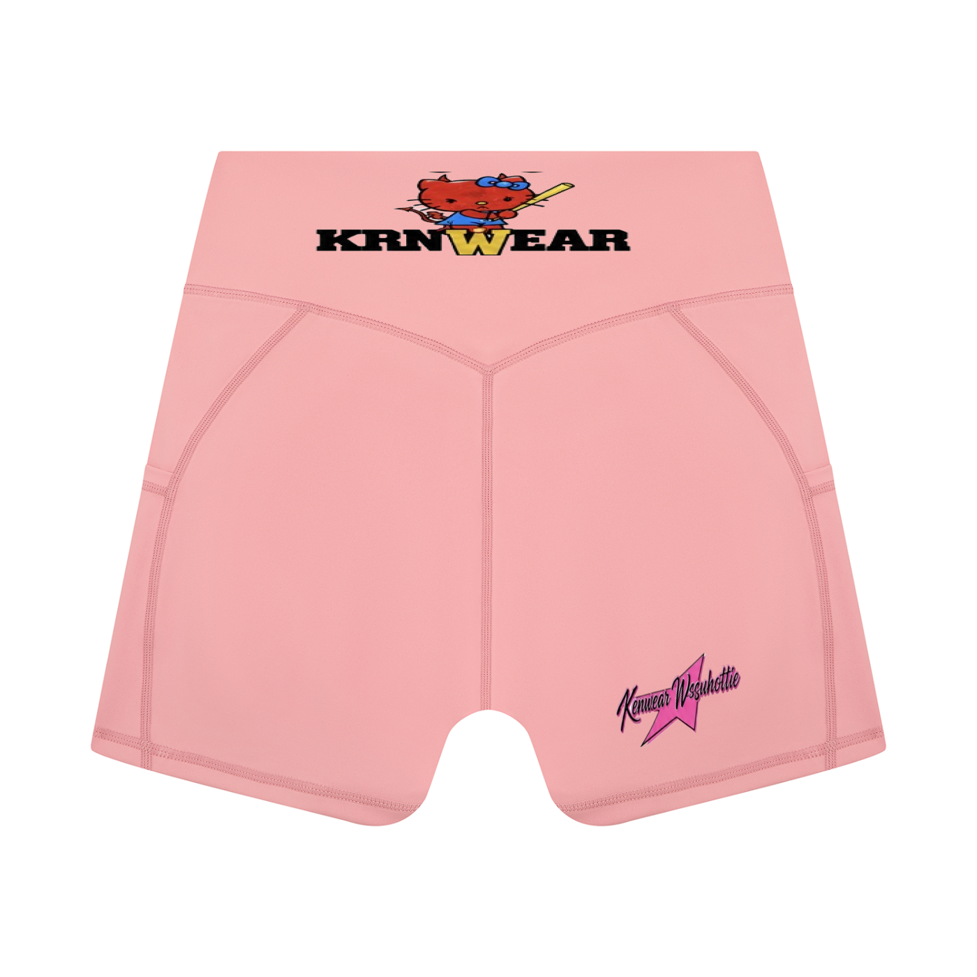 'KENWEAR WSSUHOTTIE' YOGA SHORTS