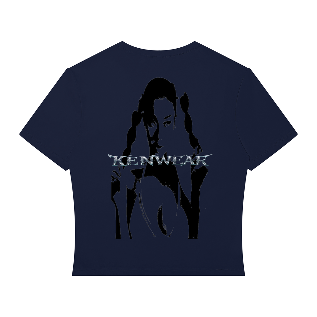 'KENWEAR' STAR GIRL CROP TEE