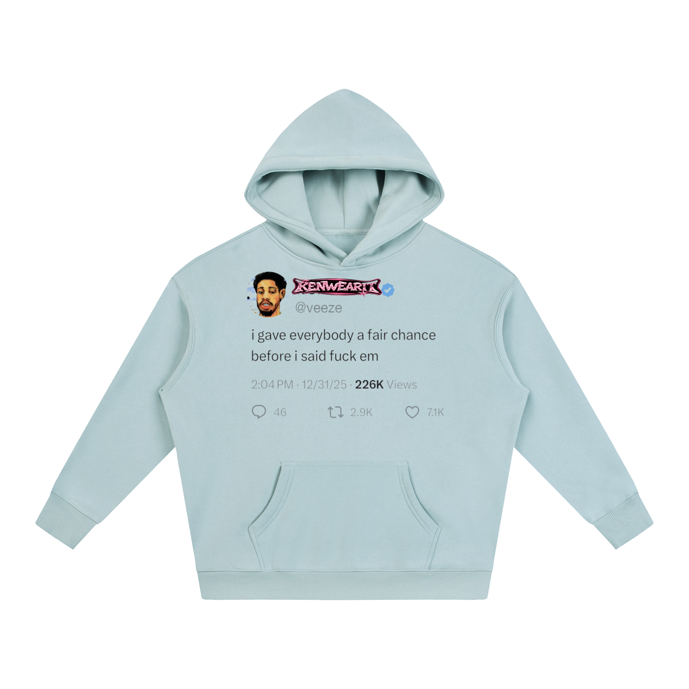 'KENWEAR' TWITTER FLEE HOODIE