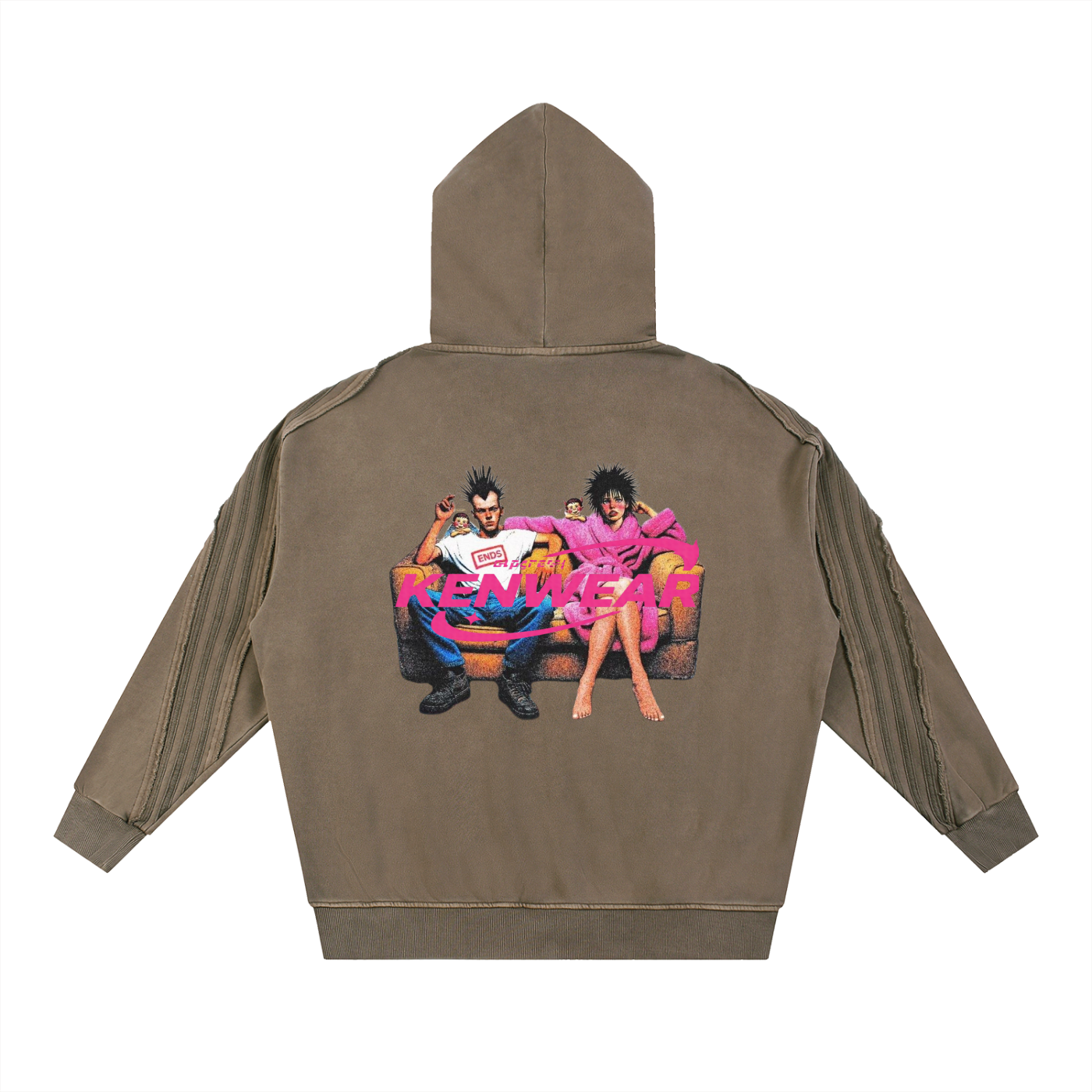 'KENWEAR' ID CARD ZIP HOODIE