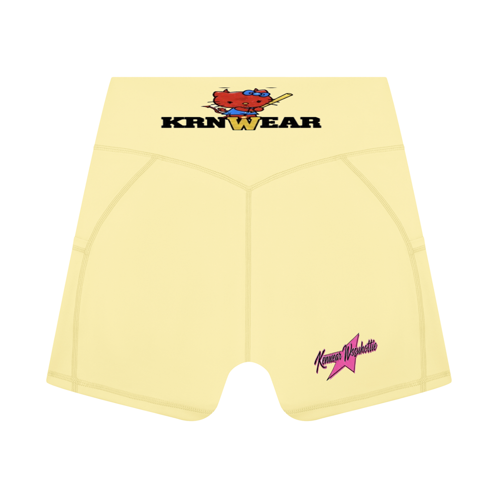 'KENWEAR WSSUHOTTIE' YOGA SHORTS