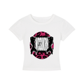 'WSSUKRNWEAR' CROPPED GRAPHIC TEE