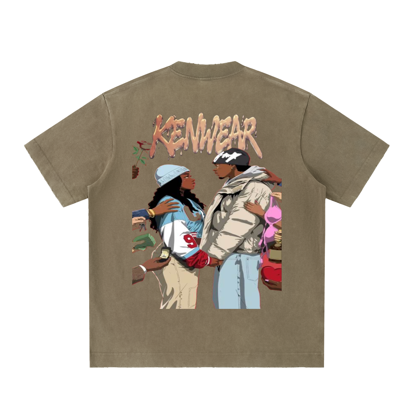 'KENWEAR' COUPLE GRAPHIC TEE