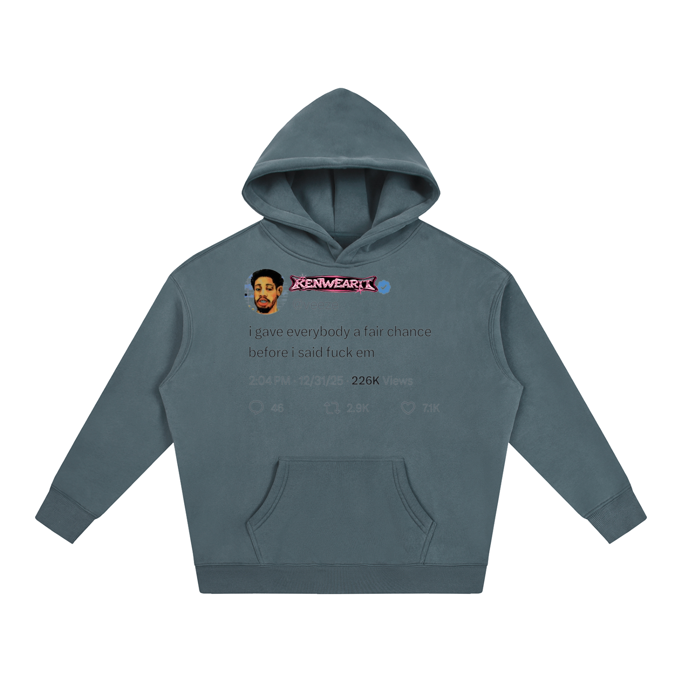 'KENWEAR' TWITTER FLEE HOODIE