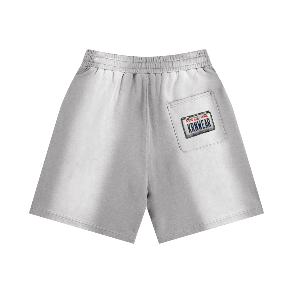 Sun Fade Distressed Shorts