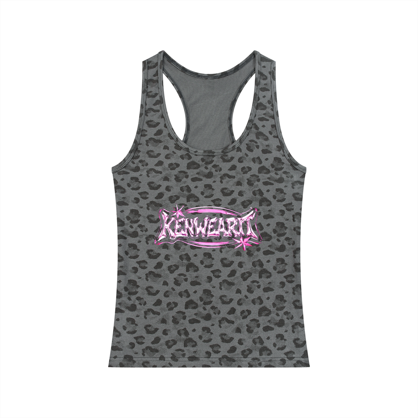 'KENWEARIT' LEOPARD TANK TOP