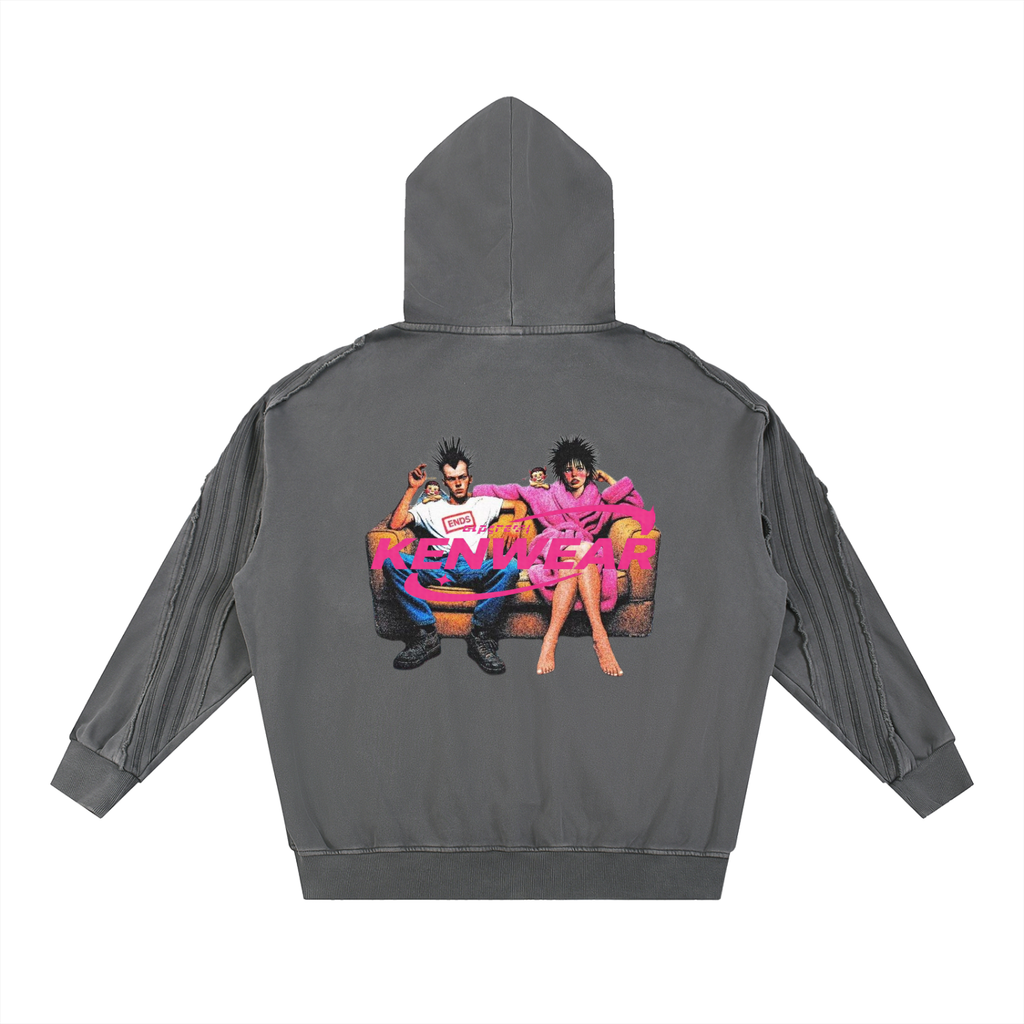 'KENWEAR' ID CARD ZIP HOODIE