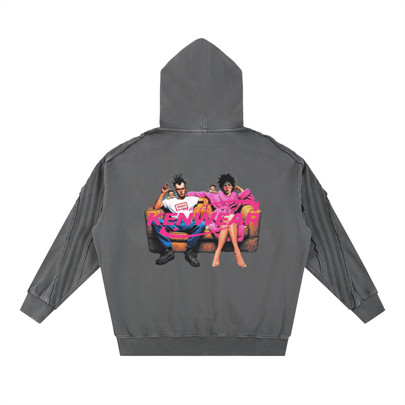 'KENWEAR' ID CARD ZIP HOODIE