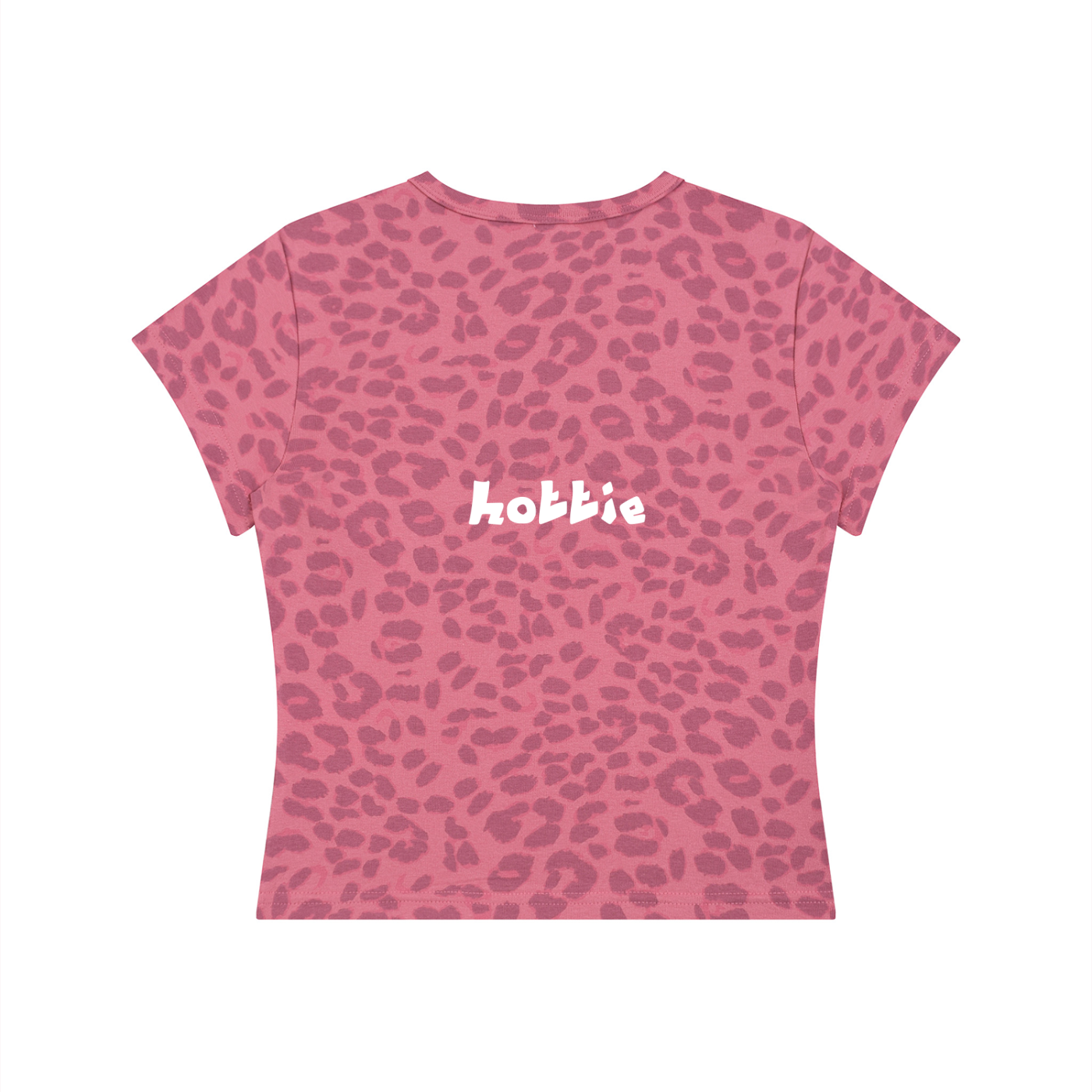 'KENWEARIT' PINK LEOPARD PRINT TEE