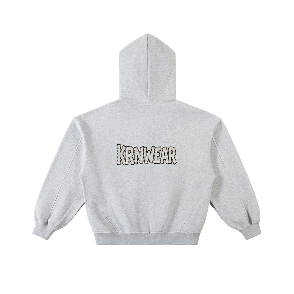 'KRNWEAR' FLEECE ZIP HOODIE